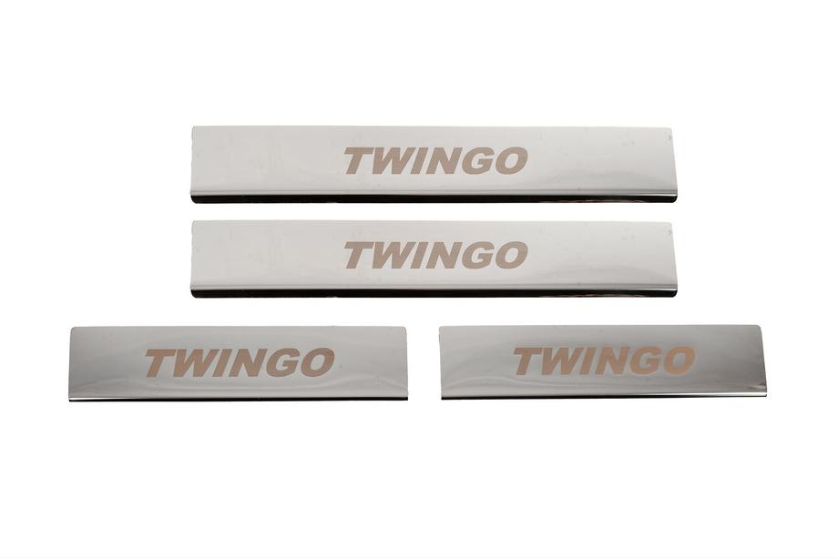Renault Twingo 2007–2014 Carmos ruostumattomat kynnyslistat Image