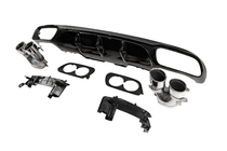 Mercedes E-class W213 2016–2023 Takadiffuusori pakoputken päillä E53-Design Silver (Base-malliin) kuva 2