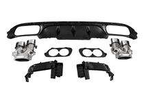 Mercedes E-class W213 2016–2023 Takadiffuusori pakoputken päillä E53-Design Silver (Base-malliin) kuva 4