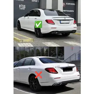 Taka-roiskeläpät Premium AMG-Line, AMG (4 kpl) Mercedes E-class W213 2016–2023 kuva 2
