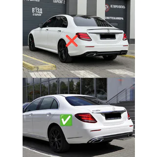 Premium-etu roiskeläpät Base-malliin (2 kpl) Mercedes E-class W213 2016–2023 kuva 2