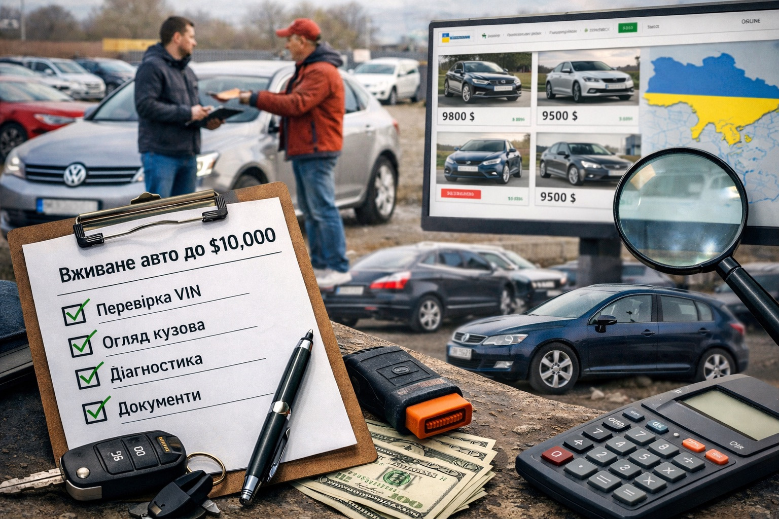 Käytetyt autot alle $10,000: hyvä yksilö Ukrainan markkinoilta