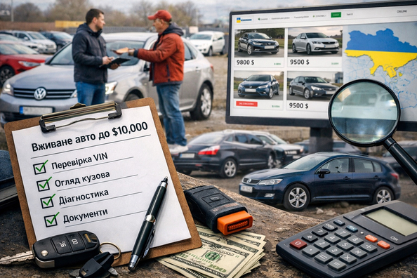 Käytetyt autot alle $10,000: hyvä yksilö Ukrainan markkinoilta