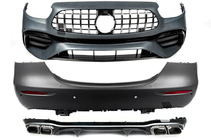Mercedes E-class W213 2016–2023 AMG E63 korisarja takapuskurilla (2020-2024) kuva 2