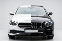 Mercedes E-class W213 2016–2023 AMG E63 korisarja takapuskurilla (2020-2024) kuva 1