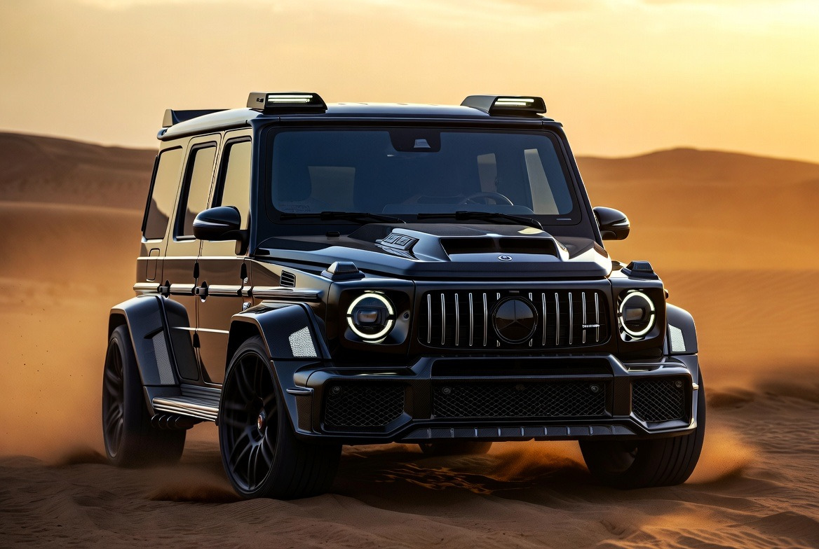 Mercedes G-Class G63 Brabus 2026 aggressiivisella hiilikuitupuskurilla
