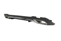 Mercedes E-class W213 2016–2023 Takadiffuusori AMG-Line Silver -pakoputkenpäillä (2020-2024) kuva 2