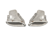 Mercedes E-class W213 2016–2023 Takadiffuusori AMG-Line Silver -pakoputkenpäillä (2020-2024) kuva 11