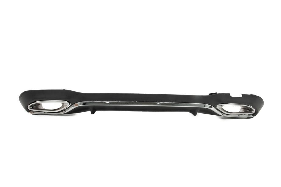 Mercedes E-class W213 2016–2023 Takadiffuusori AMG-Line Silver -pakoputkenpäillä (2020-2024) Image