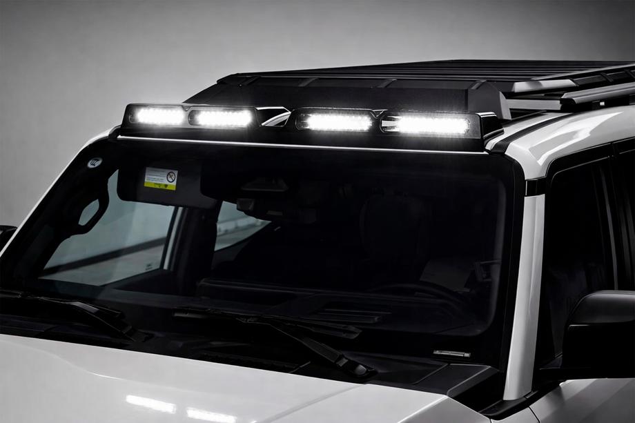 Toyota Land Cruiser Prado 250 2023– Tuulilasin aurinkolippa LED-valolla (valkoinen) Image