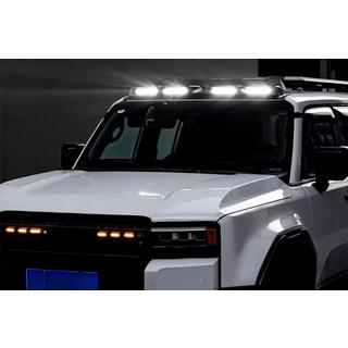 Tuulilasin lippa LED-valolla (musta) Toyota Land Cruiser Prado 250 2023– kuva 2