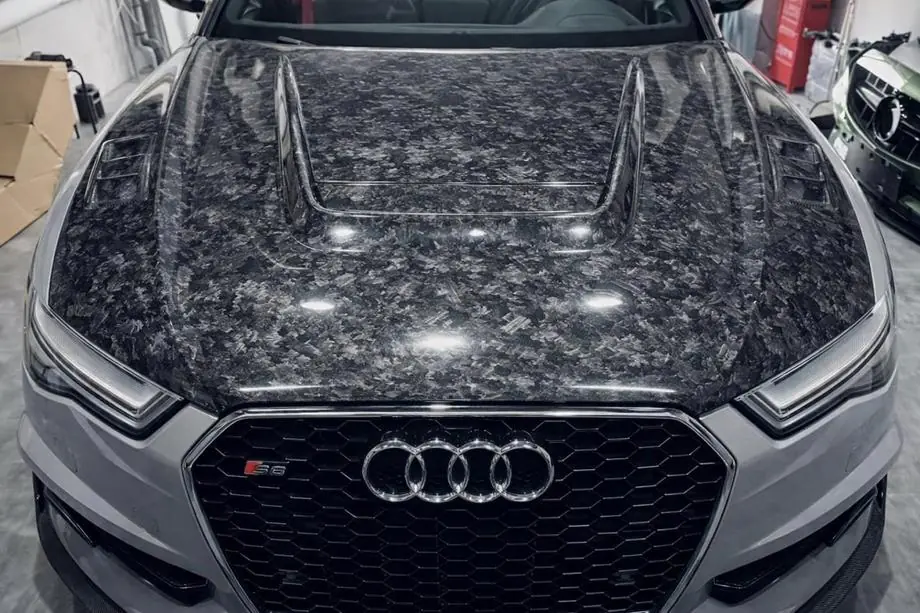 Audi A6 C7 2011–2017 Konepelti (2014-2017, taottu hiilikuitu) Image