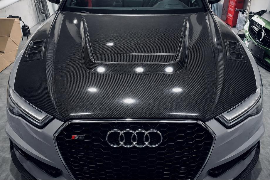 Audi A6 C7 2011–2017 Konepelti (2014-2017, hiilikuitu) Image