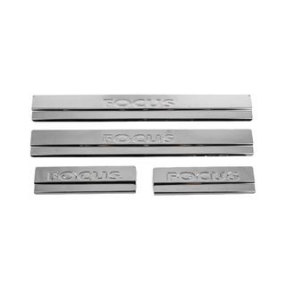 Kynnyslistat V2 (Carmos, 4 kpl, ruostumaton teräs) Ford Focus II 2008–2011 kuva 1
