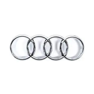 Audi etumerkki, kromi (285 x 100 mm) kuva 1