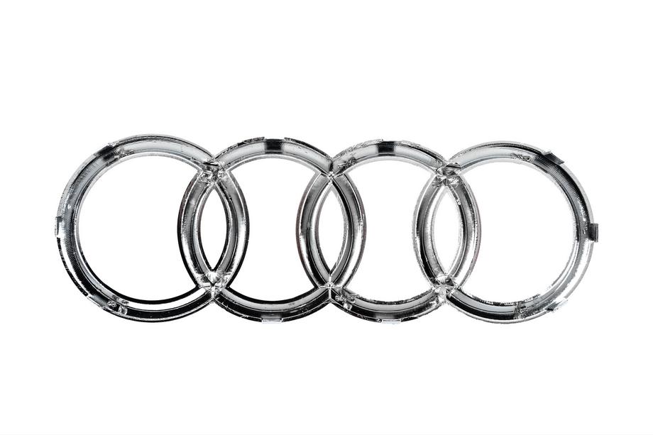 Audi etumerkki, kromi (285 x 100 mm) Kuva 4