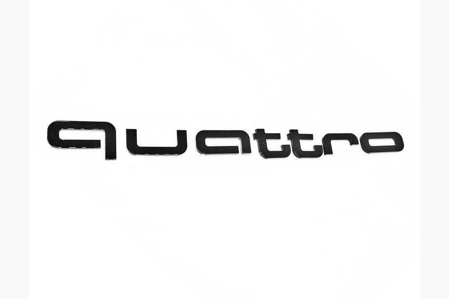 Audi Quattro Black -embleemi Image
