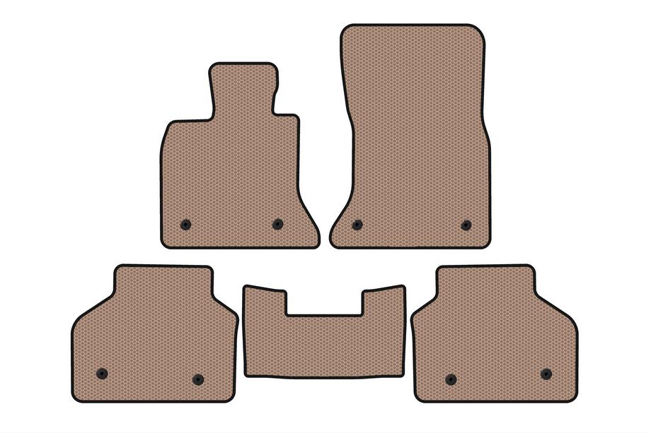 BMW 5-sarja F07 2009–2017 Kumimatot Carsuit (Beige) Image