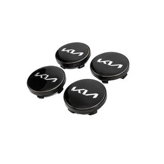 Vanteiden keskiökapselit 60/56 mm (musta/kromi, 4 kpl) kuva 2