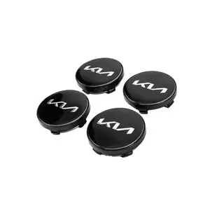 Vanteiden keskiökapselit 60/56 mm (musta/kromi, 4 kpl) kuva 2