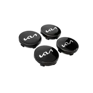 Vanteiden keskiökapselit 60/56 mm (musta/kromi, 4 kpl) kuva 3