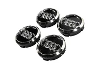 Audi Vanteiden keskiökupit 60/58 mm (musta/kromi, 4 kpl) kuva 2