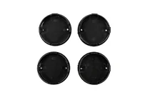 Audi Vanteiden keskiökupit 60/58 mm (musta/kromi, 4 kpl) kuva 4