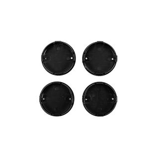Vanteiden keskiökupit 60/58 mm (musta/kromi, 4 kpl) kuva 4