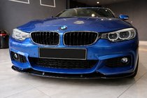 BMW 4-sarja F32/F33/F36 2012–2020 Etupuskurin lipa Lip EuroCap (M-Sport, 2014-2017, kiiltävä musta) kuva 1