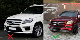 Mercedes GL/GLS -luokka X166 2012–2019 Etusäleikkö GT Panamericana (GL Low) kuva 2