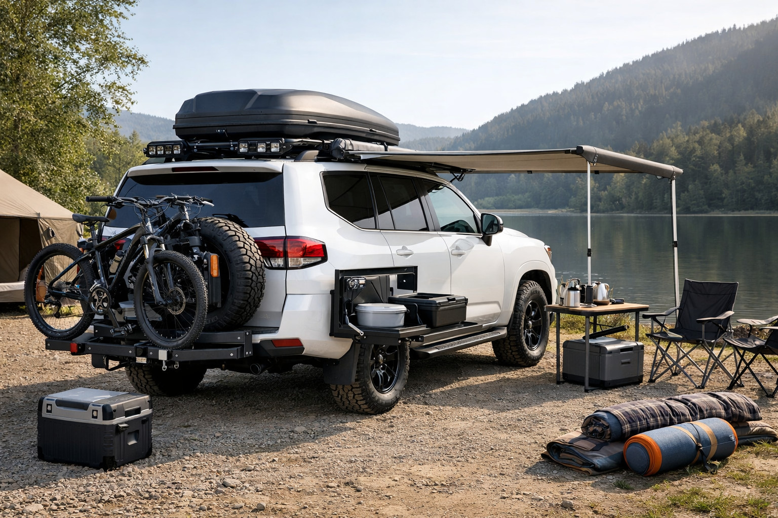 Toyota Land Cruiser 300 -päivityspaketti perhematkoille