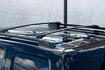 Honda Pilot 2008–2015 Kattotelineen poikkitangot OEM kattokaiteisiin (2 kpl) Musta kuva 1