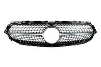 Mercedes E-class W213 2016–2023 Etusäleikkö Diamond Silver (Base, 2020-2023) kuva 1