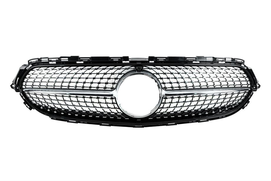 Mercedes E-class W213 2016–2023 Etusäleikkö Diamond Silver (Base, 2020-2023) Image