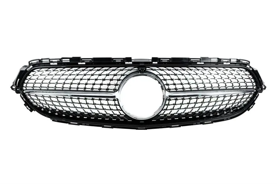 Mercedes E-sarja Coupé C238 2016–2024 Etusäleikkö Diamond Silver (Base, 2020-2023) Image