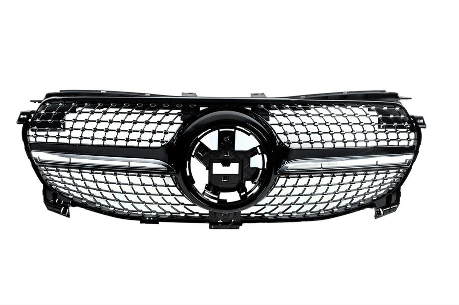 Mercedes GLE Coupé C167 2019– Etusäleikkö Diamond Black (Base 2019-2023) Image