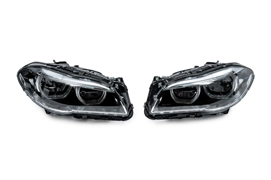 BMW 5-sarja F10/F11 2010–2016 Etuajovalot Full LED -moduuleilla (2013-2016, 2 kpl) Kuva 1