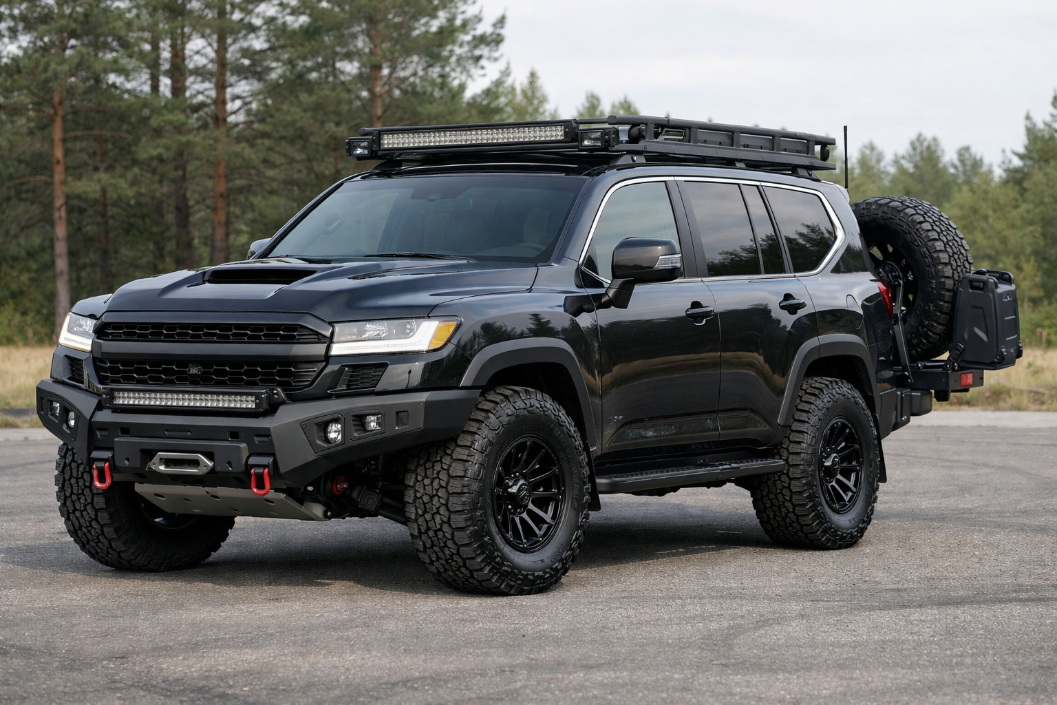 Mitä asentaa Toyota Land Cruiser 300:een, jos vakioilme on liian hillitty