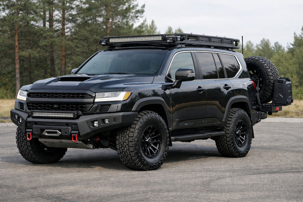 Mitä asentaa Toyota Land Cruiser 300:een, jos vakioilme on liian hillitty