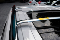 Ford Explorer 2011–2019 Kattotelineen poikkitangot integroiduille kattokaiteille OEM (2016-2019, 2 kpl) Musta kuva 2