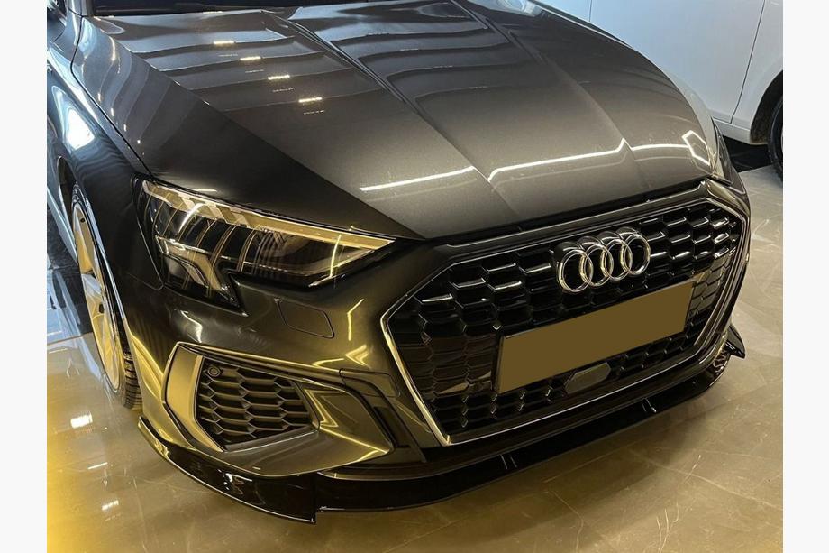 Audi A3 2020– Etupuskurin lip spoiler EuroCap (S-line, 2020-2024, ABS) Image