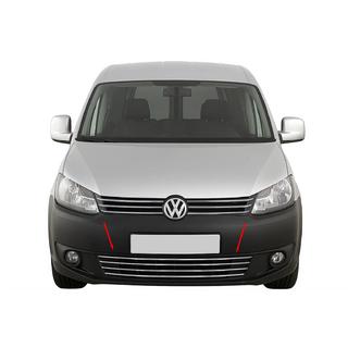Yksiosainen puskurin ritilä (ruostumaton teräs) Volkswagen Caddy 2010–2015 kuva 1