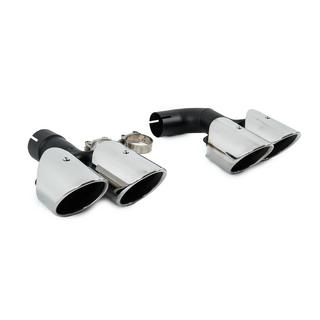 Silver pakoputken päätyputket X3M F97 -tyyliin (V1) kuva 3