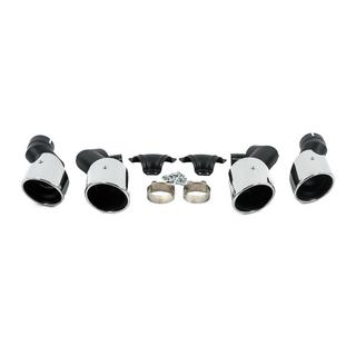 Pakoputken päät V2 Silver X6M F96 -tyyliset kuva 1