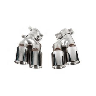 Pakoputkenpäät M6 Silver (2 kpl) kuva 3