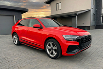 Audi Q8 2018– Sivuporrassarja Maya Red (2 kpl, alumiini) kuva 3