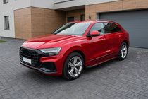 Audi Q8 2018– Sivuporrassarja Maya Red (2 kpl, alumiini) kuva 1