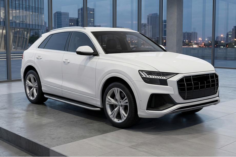 Audi Q8 2018– Sivuportaat Tayga Grey (2 kpl, alumiini) Image