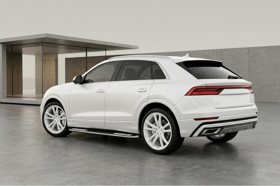 Audi Q8 2018– Tayga V2 sivukynnykset (2 kpl, alumiini) Image