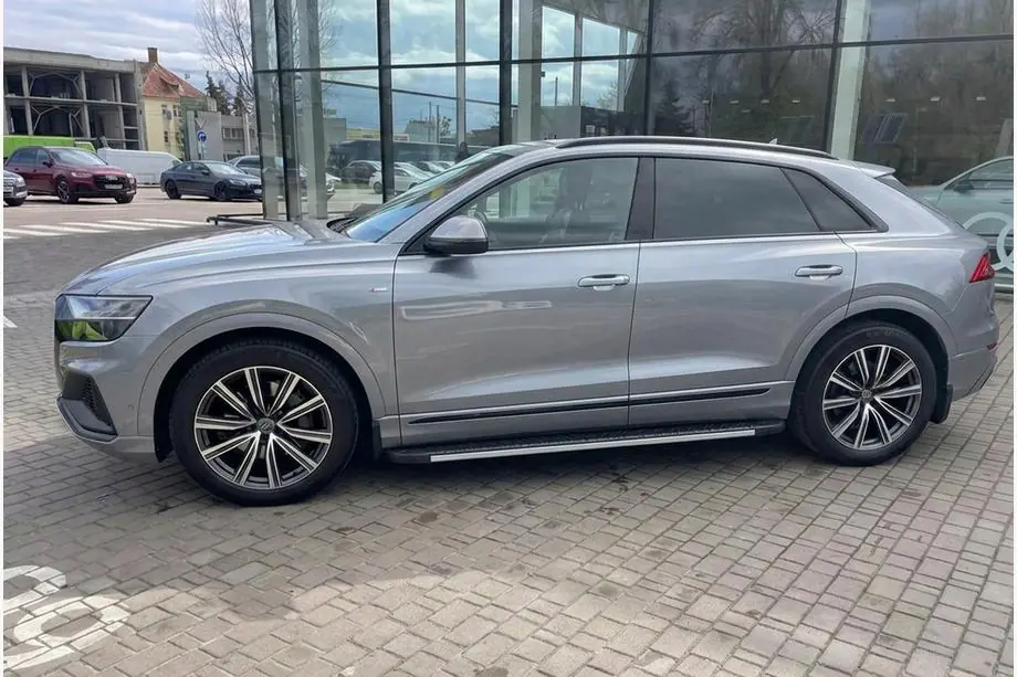 Audi Q8 2018– Bosphorus Grey sivuaskelmat (2 kpl, alumiini) Image